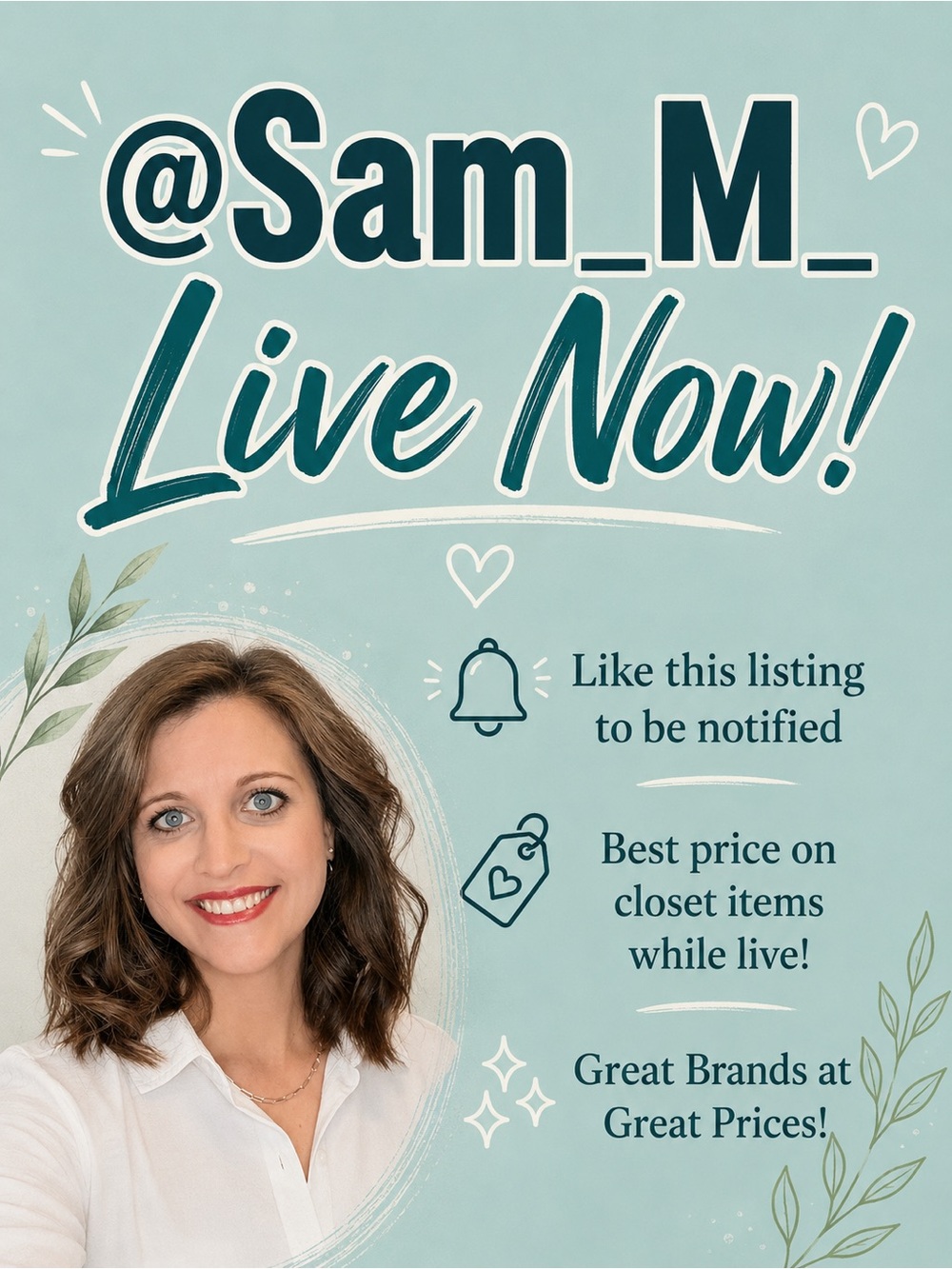 🌿 Sam_M_ is LIVE! 🌿
Please Like ♥️ to know when I go live! - Picture 1 of 12